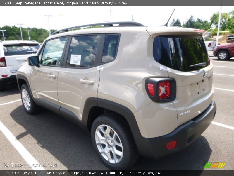 Mojave Sand / Bark Brown/Ski Grey 2016 Jeep Renegade Latitude 4x4