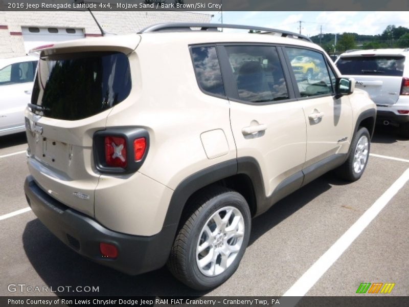 Mojave Sand / Bark Brown/Ski Grey 2016 Jeep Renegade Latitude 4x4