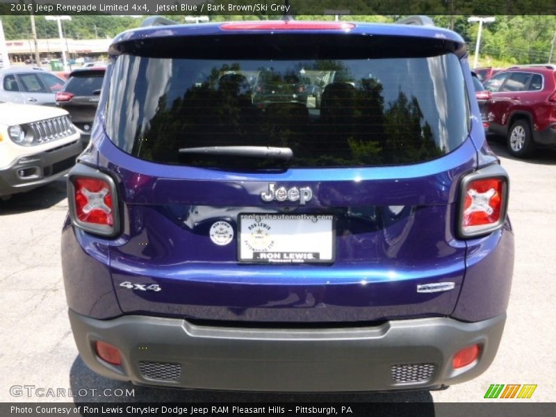 Jetset Blue / Bark Brown/Ski Grey 2016 Jeep Renegade Limited 4x4