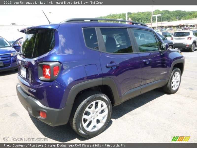 Jetset Blue / Bark Brown/Ski Grey 2016 Jeep Renegade Limited 4x4