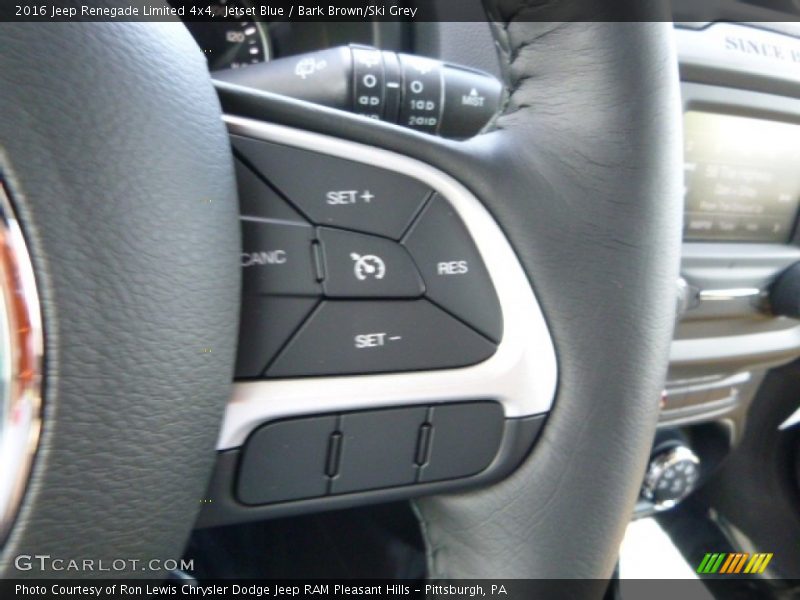 Jetset Blue / Bark Brown/Ski Grey 2016 Jeep Renegade Limited 4x4