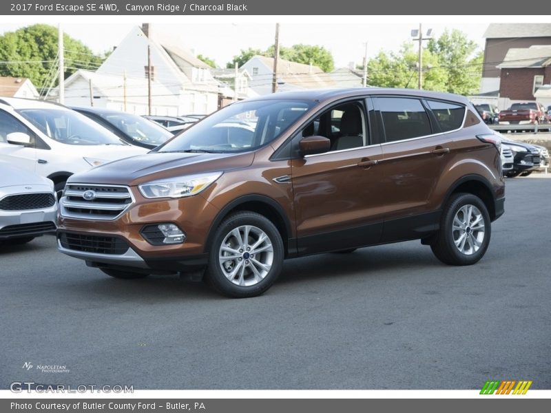 Canyon Ridge / Charcoal Black 2017 Ford Escape SE 4WD