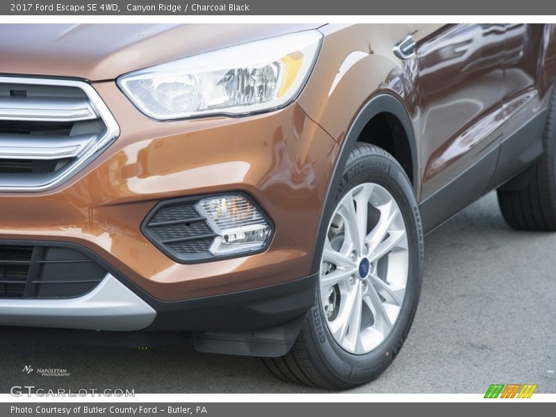 Canyon Ridge / Charcoal Black 2017 Ford Escape SE 4WD