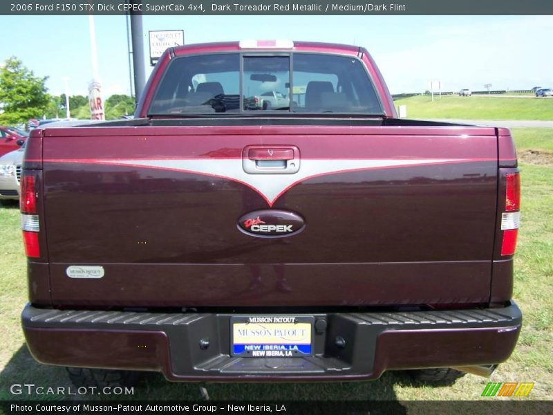 Dark Toreador Red Metallic / Medium/Dark Flint 2006 Ford F150 STX Dick CEPEC SuperCab 4x4