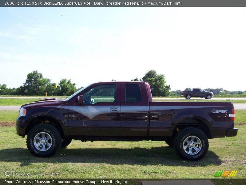 Dark Toreador Red Metallic / Medium/Dark Flint 2006 Ford F150 STX Dick CEPEC SuperCab 4x4
