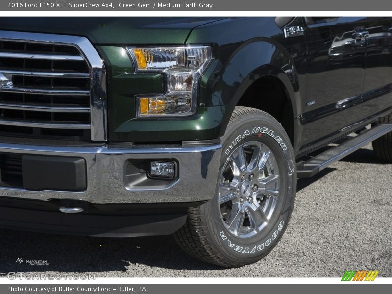Green Gem / Medium Earth Gray 2016 Ford F150 XLT SuperCrew 4x4