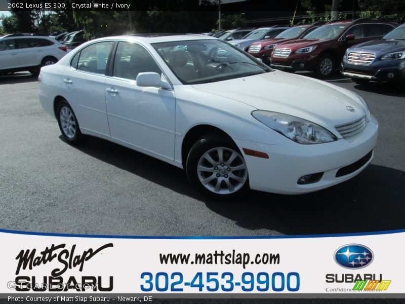 Crystal White / Ivory 2002 Lexus ES 300