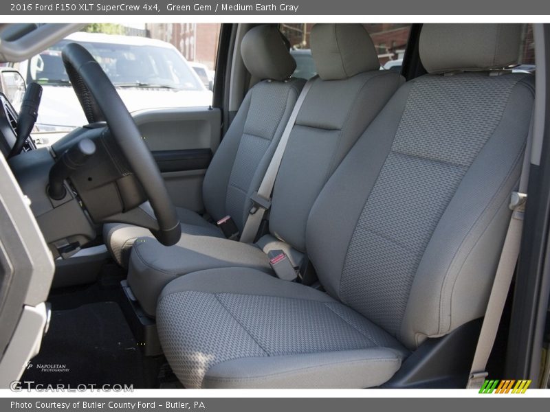 Green Gem / Medium Earth Gray 2016 Ford F150 XLT SuperCrew 4x4