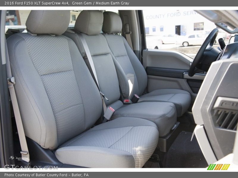 Green Gem / Medium Earth Gray 2016 Ford F150 XLT SuperCrew 4x4