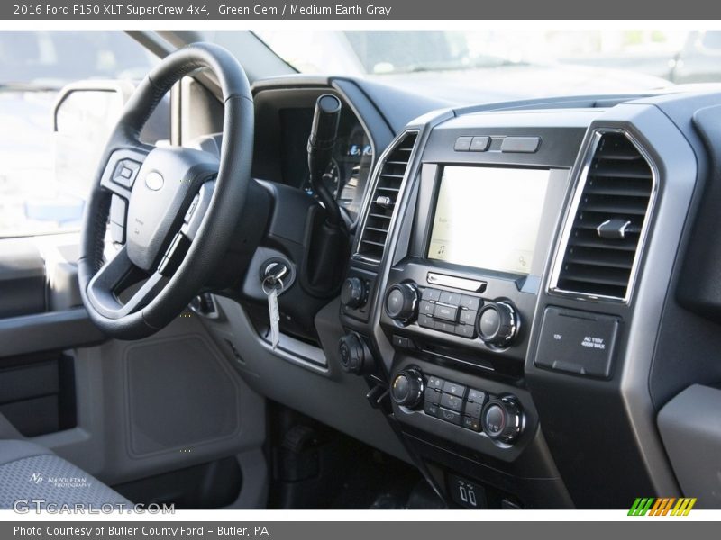 Green Gem / Medium Earth Gray 2016 Ford F150 XLT SuperCrew 4x4