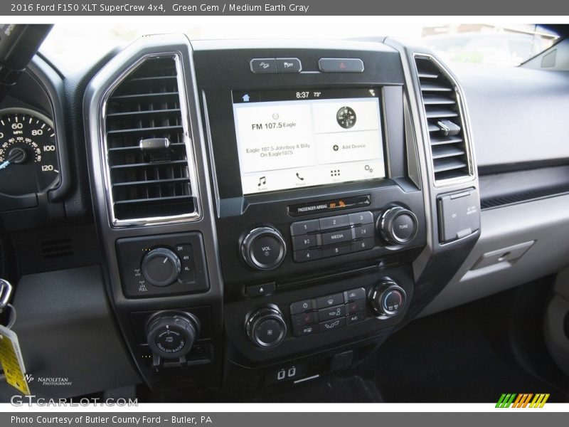 Green Gem / Medium Earth Gray 2016 Ford F150 XLT SuperCrew 4x4
