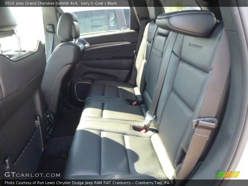 Ivory 3-Coat / Black 2016 Jeep Grand Cherokee Summit 4x4