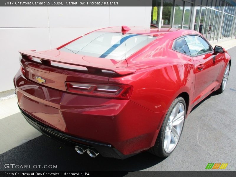 Garnet Red Tintcoat / Kalahari 2017 Chevrolet Camaro SS Coupe