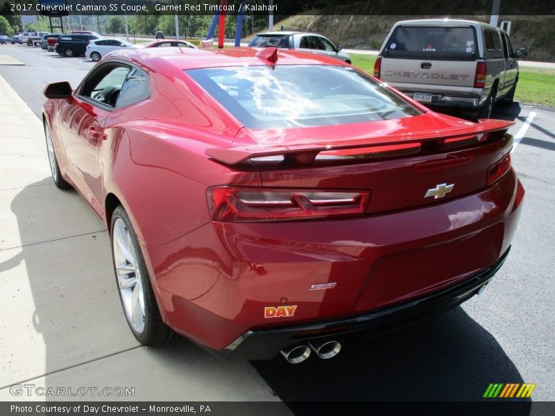 Garnet Red Tintcoat / Kalahari 2017 Chevrolet Camaro SS Coupe