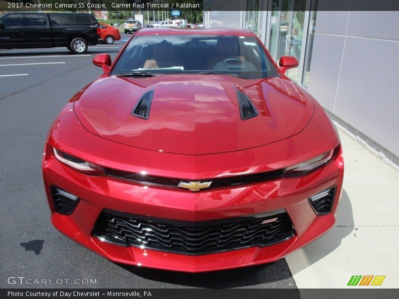 Garnet Red Tintcoat / Kalahari 2017 Chevrolet Camaro SS Coupe