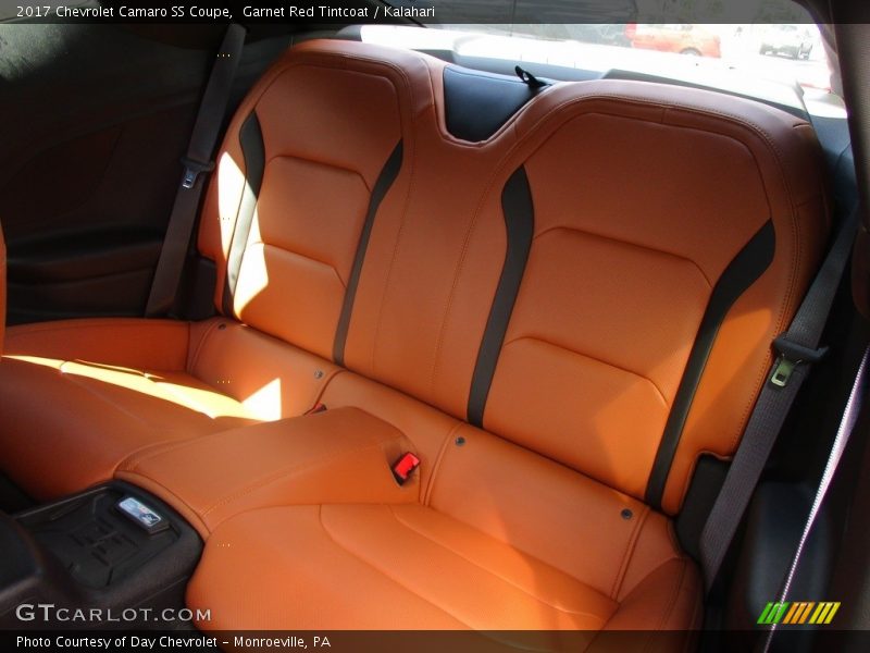 Rear Seat of 2017 Camaro SS Coupe
