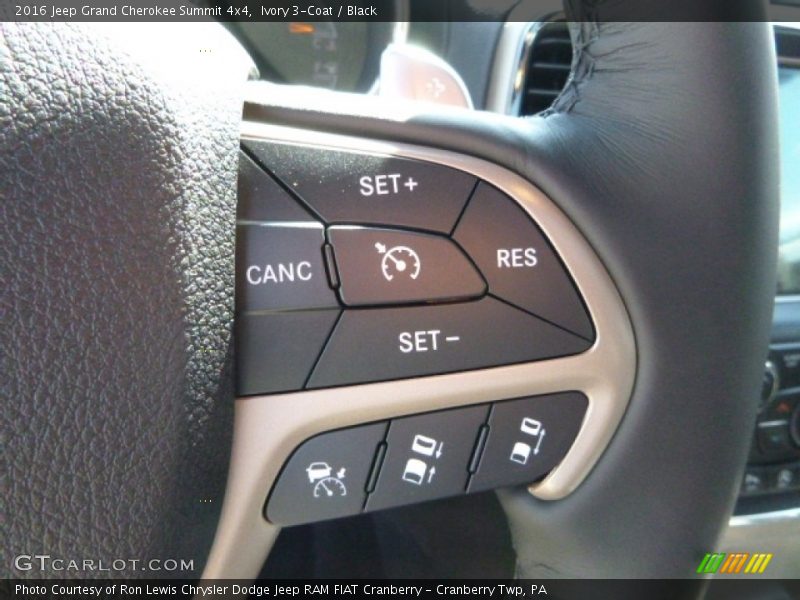 Ivory 3-Coat / Black 2016 Jeep Grand Cherokee Summit 4x4