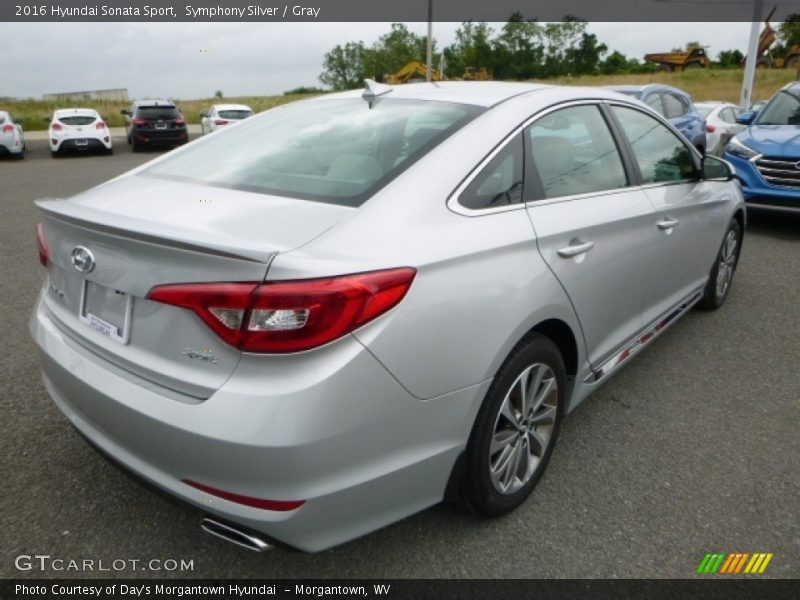 Symphony Silver / Gray 2016 Hyundai Sonata Sport