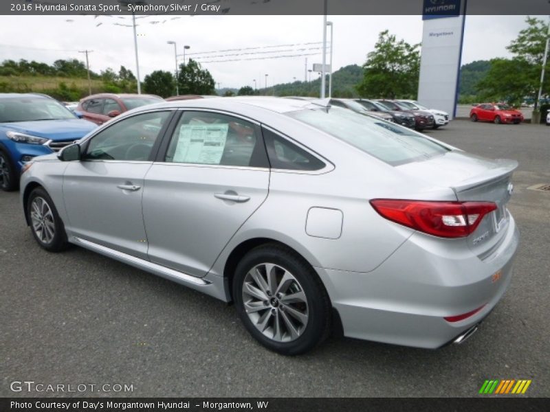 Symphony Silver / Gray 2016 Hyundai Sonata Sport