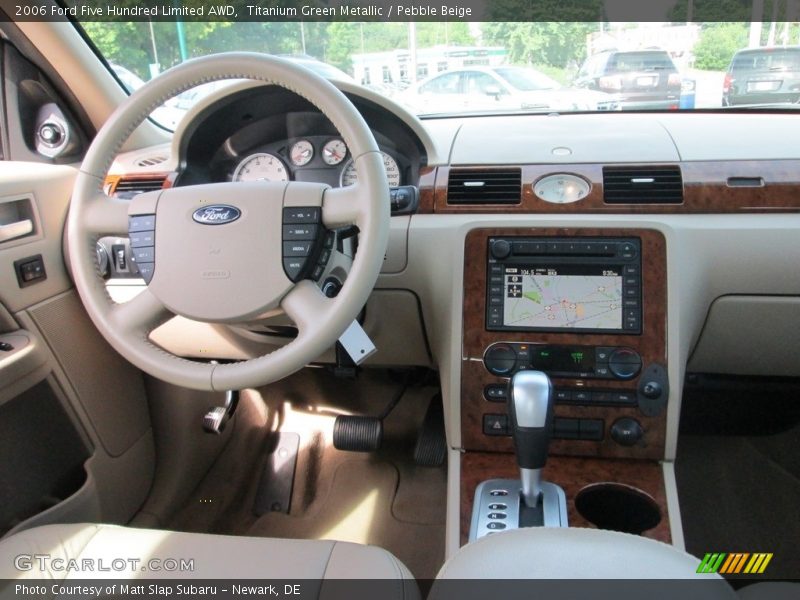 Titanium Green Metallic / Pebble Beige 2006 Ford Five Hundred Limited AWD
