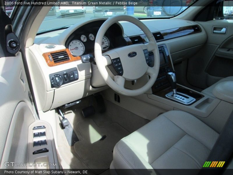Titanium Green Metallic / Pebble Beige 2006 Ford Five Hundred Limited AWD