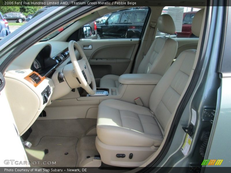 Titanium Green Metallic / Pebble Beige 2006 Ford Five Hundred Limited AWD