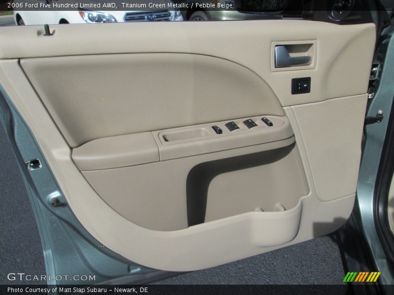 Titanium Green Metallic / Pebble Beige 2006 Ford Five Hundred Limited AWD