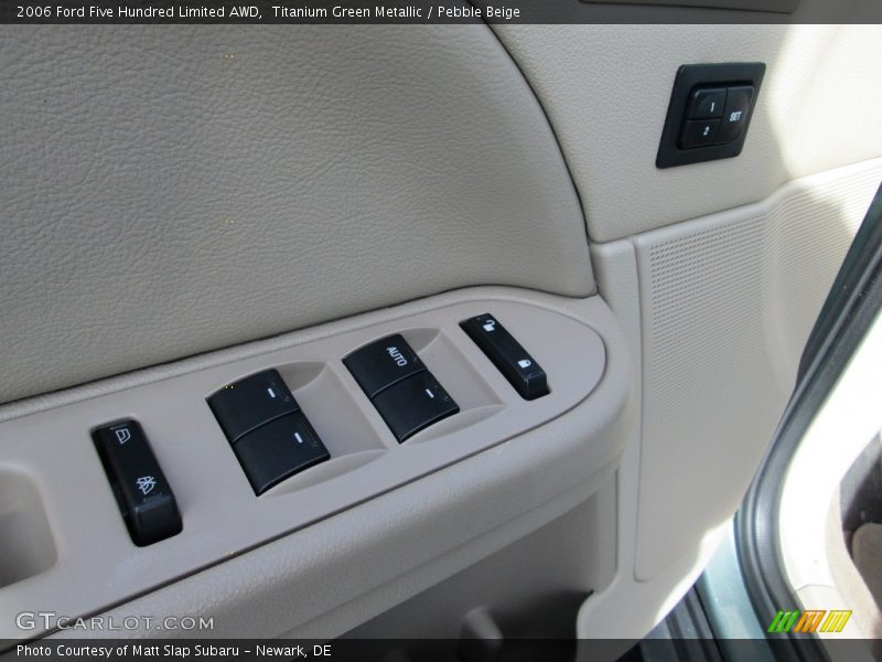Titanium Green Metallic / Pebble Beige 2006 Ford Five Hundred Limited AWD