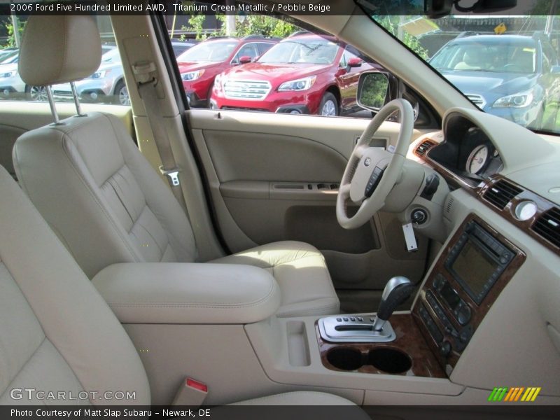 Titanium Green Metallic / Pebble Beige 2006 Ford Five Hundred Limited AWD