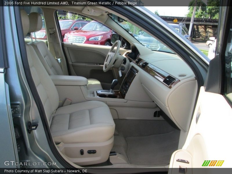 Titanium Green Metallic / Pebble Beige 2006 Ford Five Hundred Limited AWD