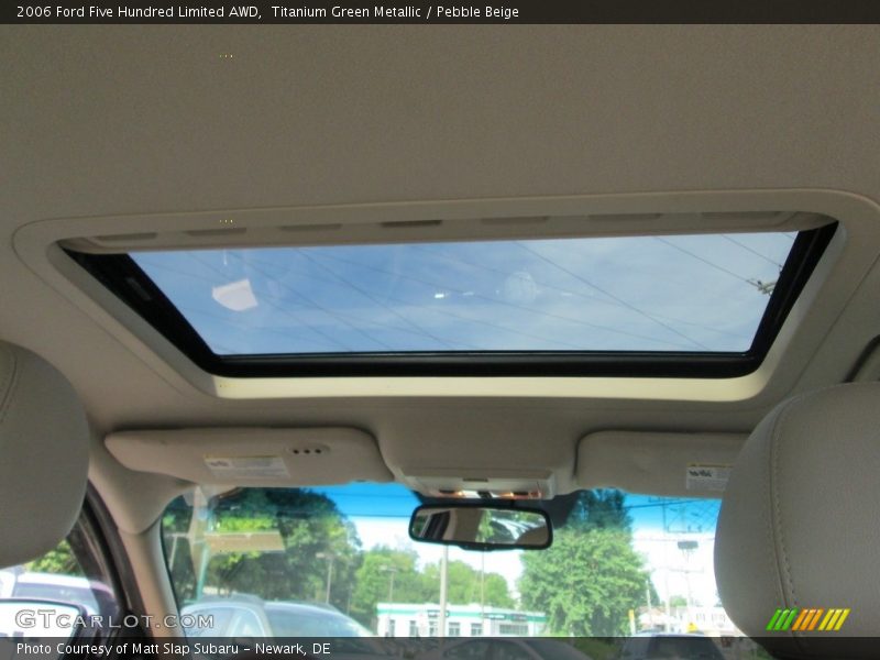 Titanium Green Metallic / Pebble Beige 2006 Ford Five Hundred Limited AWD