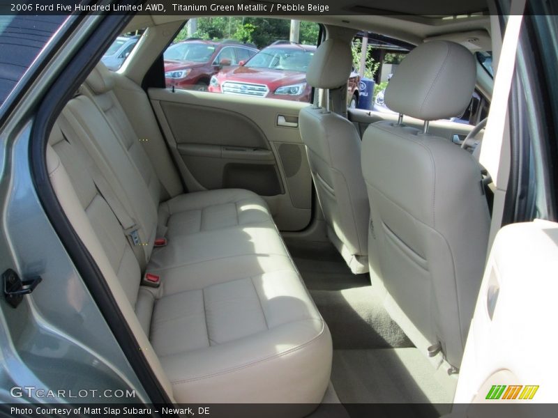 Titanium Green Metallic / Pebble Beige 2006 Ford Five Hundred Limited AWD