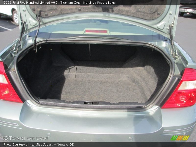 Titanium Green Metallic / Pebble Beige 2006 Ford Five Hundred Limited AWD