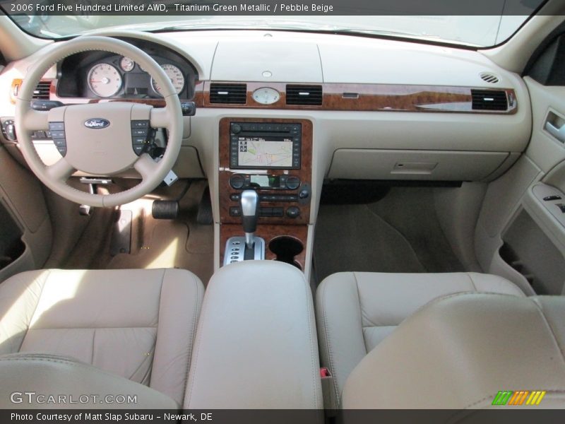 Titanium Green Metallic / Pebble Beige 2006 Ford Five Hundred Limited AWD
