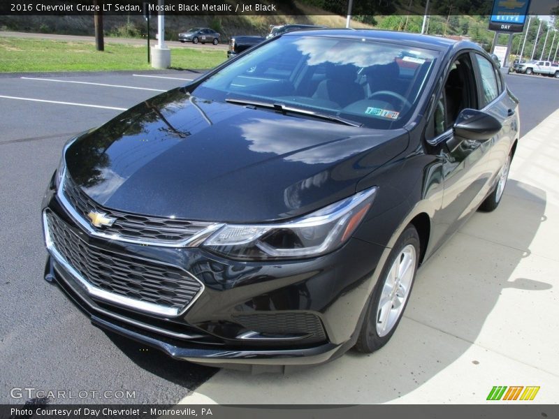 Mosaic Black Metallic / Jet Black 2016 Chevrolet Cruze LT Sedan
