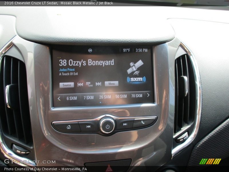 Mosaic Black Metallic / Jet Black 2016 Chevrolet Cruze LT Sedan