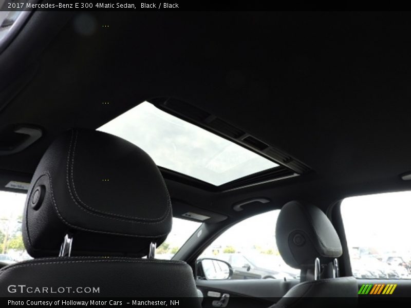 Black / Black 2017 Mercedes-Benz E 300 4Matic Sedan