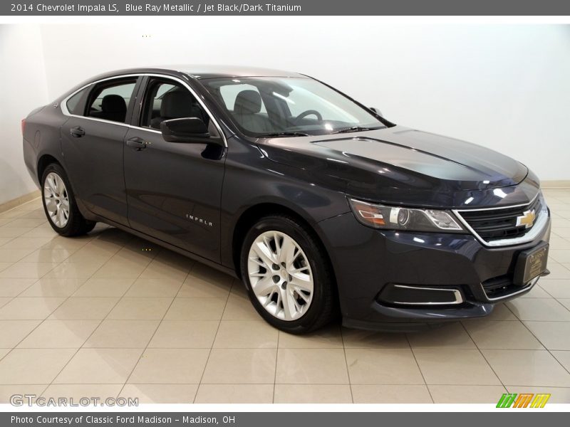 Blue Ray Metallic / Jet Black/Dark Titanium 2014 Chevrolet Impala LS