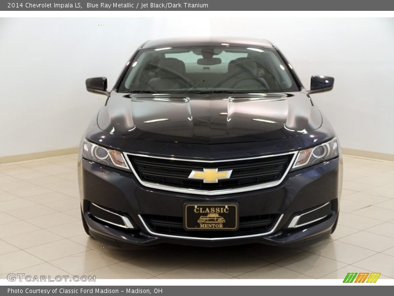 Blue Ray Metallic / Jet Black/Dark Titanium 2014 Chevrolet Impala LS