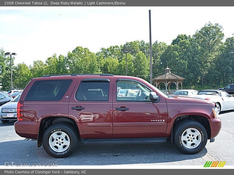 Deep Ruby Metallic / Light Cashmere/Ebony 2008 Chevrolet Tahoe LS