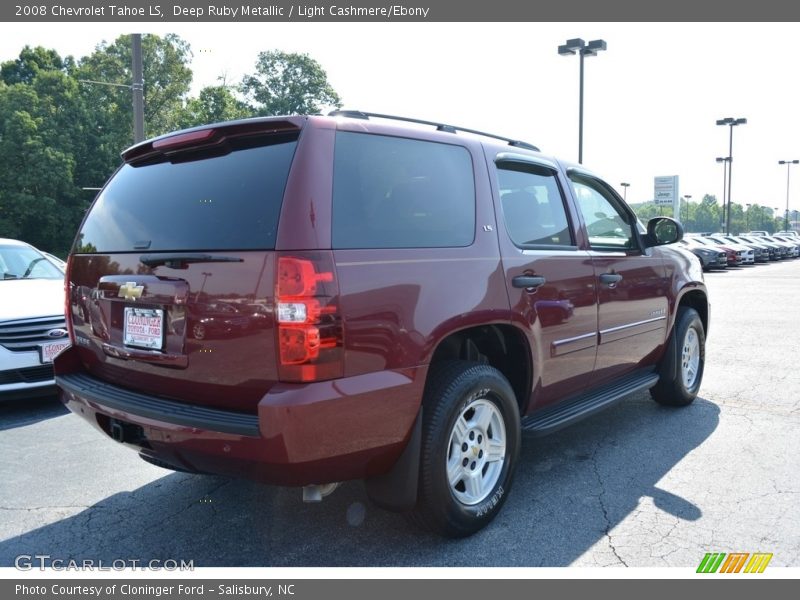 Deep Ruby Metallic / Light Cashmere/Ebony 2008 Chevrolet Tahoe LS