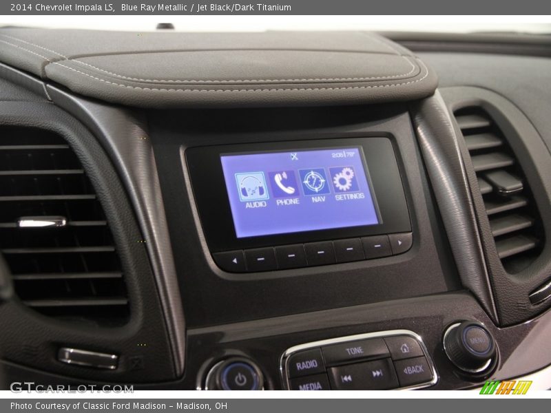 Blue Ray Metallic / Jet Black/Dark Titanium 2014 Chevrolet Impala LS