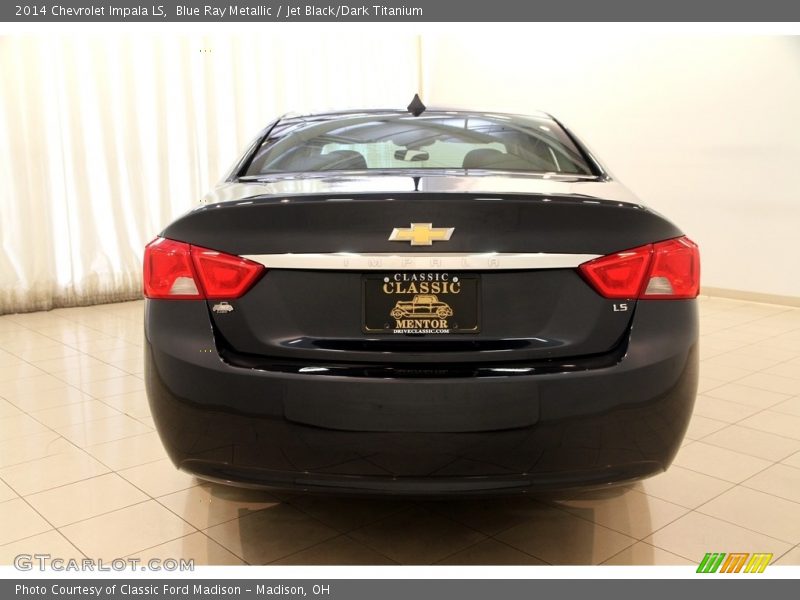Blue Ray Metallic / Jet Black/Dark Titanium 2014 Chevrolet Impala LS