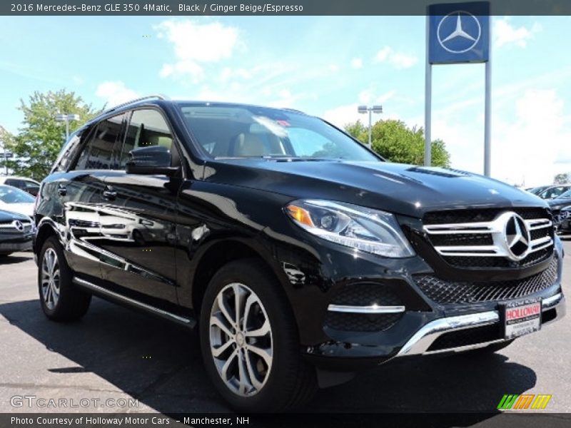 Black / Ginger Beige/Espresso 2016 Mercedes-Benz GLE 350 4Matic