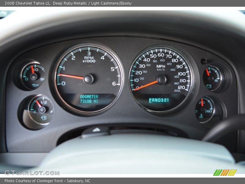 Deep Ruby Metallic / Light Cashmere/Ebony 2008 Chevrolet Tahoe LS
