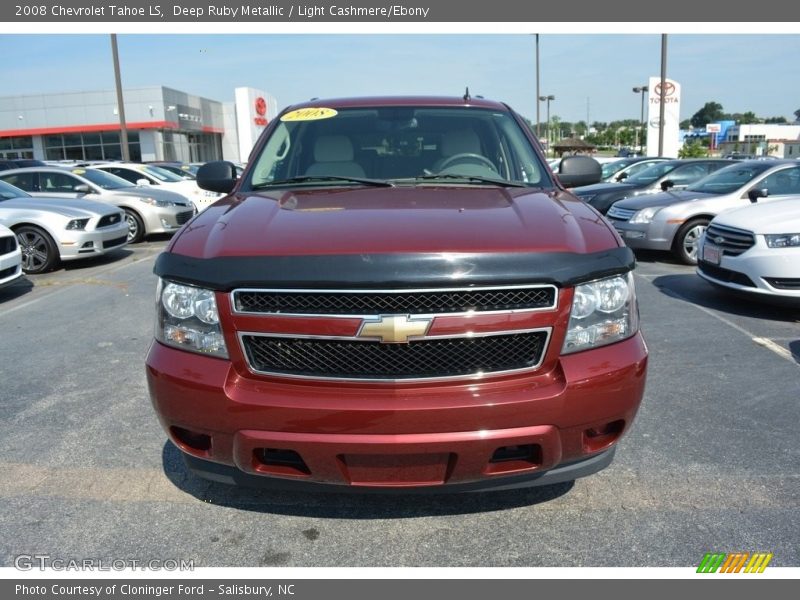 Deep Ruby Metallic / Light Cashmere/Ebony 2008 Chevrolet Tahoe LS