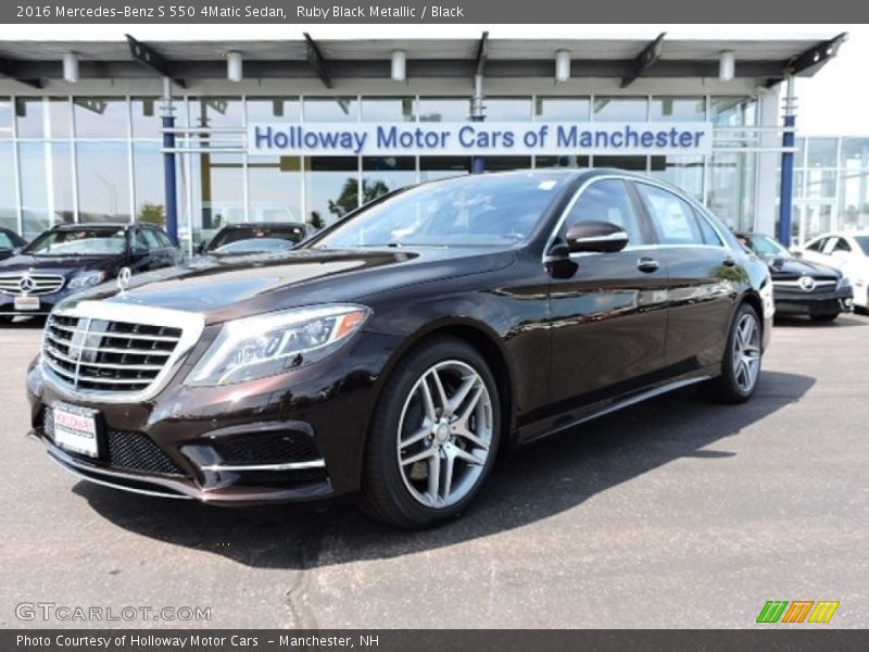 Ruby Black Metallic / Black 2016 Mercedes-Benz S 550 4Matic Sedan