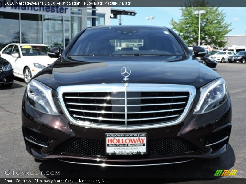Ruby Black Metallic / Black 2016 Mercedes-Benz S 550 4Matic Sedan