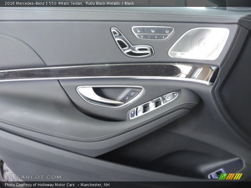 Ruby Black Metallic / Black 2016 Mercedes-Benz S 550 4Matic Sedan