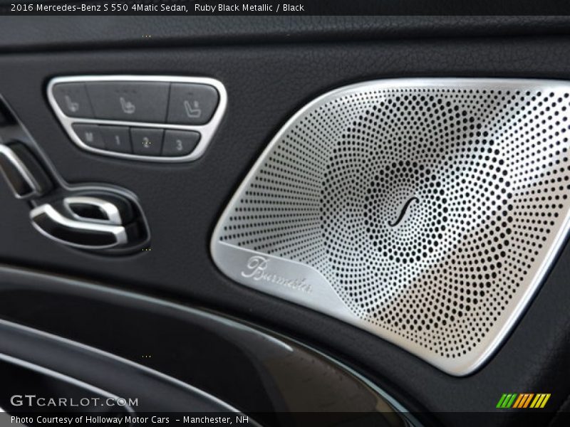 Ruby Black Metallic / Black 2016 Mercedes-Benz S 550 4Matic Sedan